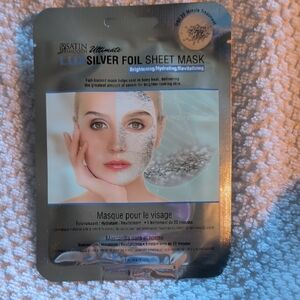 Satin Smooth Silver Foil Sheet - 2 Single Masks